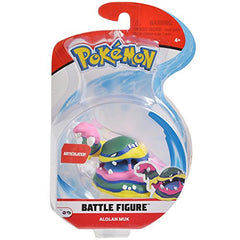 Pokemon 3 Inch Alolan Muk Articulated Battle Action Figure