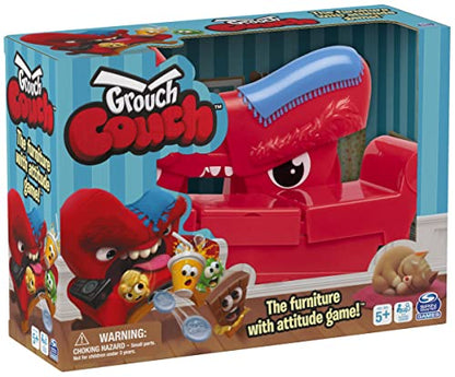 Grouch Couch, Furniture with Attitude Popular Funny Fast-Paced Board Game with Sounds, for Families and Kids Ages 5 and up