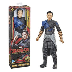 Marvel Hasbro Titan Hero Series Shang-Chi and The Legend of The Ten Rings Action Figure 12-inch Toy Wenwu for Kids Age 4 and Up , Black