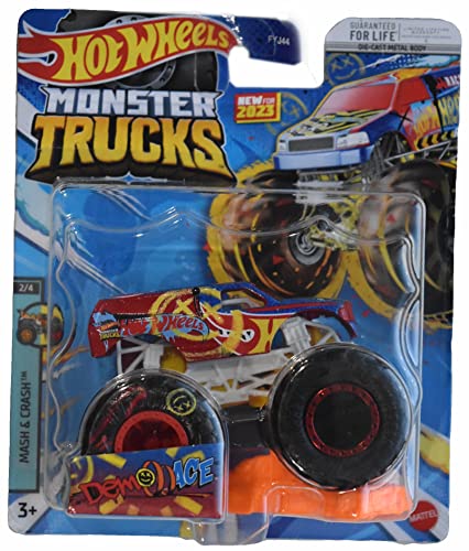 Hot Wheels Monster Trucks Demo Ace 2023 Connect and Crash Car