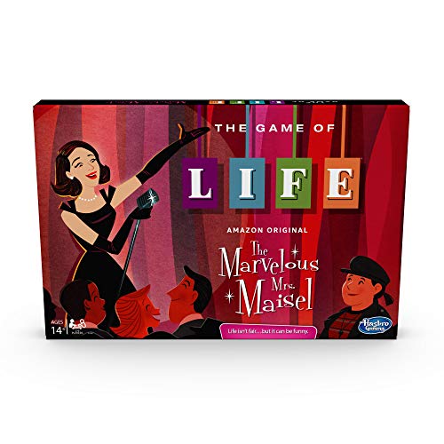 Hasbro Gaming The Game of Life: The Marvelous Mrs. Maisel Edition Board Game; Inspired by The Amazon Original Prime Video Series
