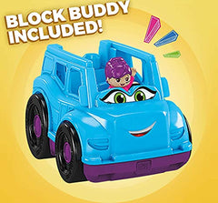 Mega Bloks First Builders Tina Tour Bus with Big Building Blocks, Building Toys for Toddlers (6 Pieces)