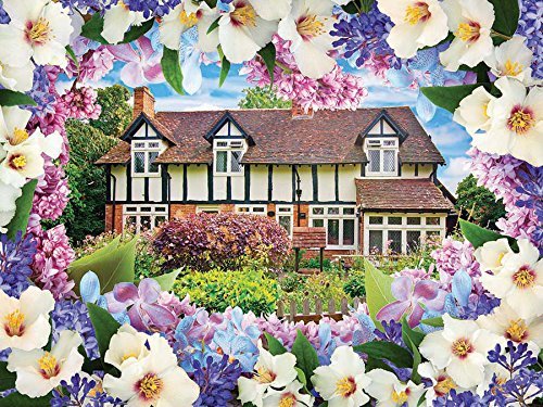 Lilac Cottage (Flower Garden Cottages 500), A 1000 Piece Jigsaw Puzzle by Lafayette Puzzle Factory