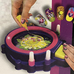 AMAV Toys Fashion Time - Paint Spinner Nails Multi Color Craft Kit