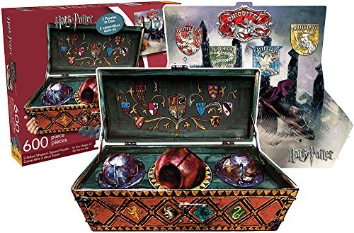 Aquarius Harry Potter Quidditch 600 Piece 2 Sided Die Cut Jigsaw Puzzle