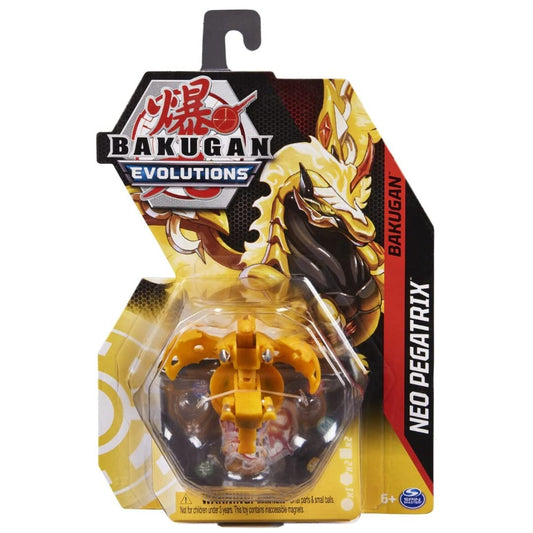 Bakugan Evolutions 2022 Aurelus Neo Pegatrix 2-inch Core Collectible Figure and Trading Card