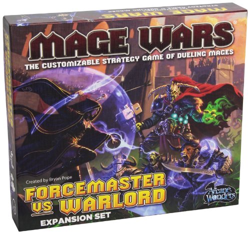 Mage Wars Forcemaster vs. Warlord Expansion Board Game