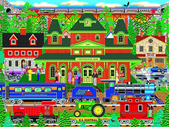 Home Country 1000 Piece Jigsaw Puzzle - Mountain Rail Holiday