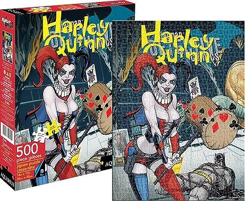 Aquarius Harley Quinn 500 Piece Jigsaw Puzzle,Multi-colored,8"