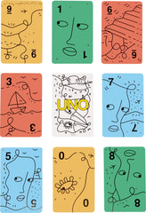 UNO Artiste Shantell Martin Card Game for Kids, Adults & Family Night, Collectible Deck Featuring Graphics & Art by Shantell Martin