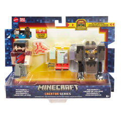 Mattel Minecraft Game, Creator Series Action Figures and Accessories Expansion Pack, 3.25-inch Collectible Gift for Kids
