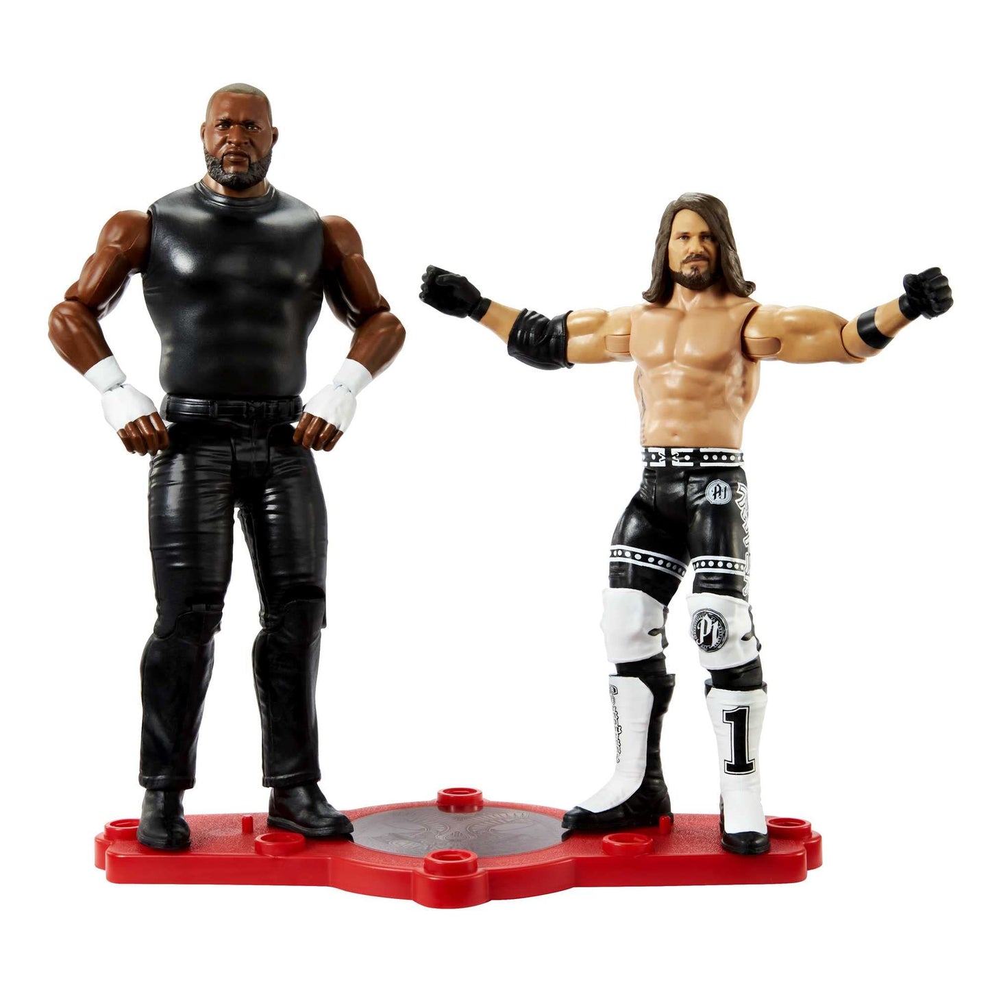 Mattel Jeff Hardy vs AJ Styles Championship Showdown 2-Pack 6-inch Action Figures Friday Night Smackdown Battle Pack for Ages 6 Years Old & Up