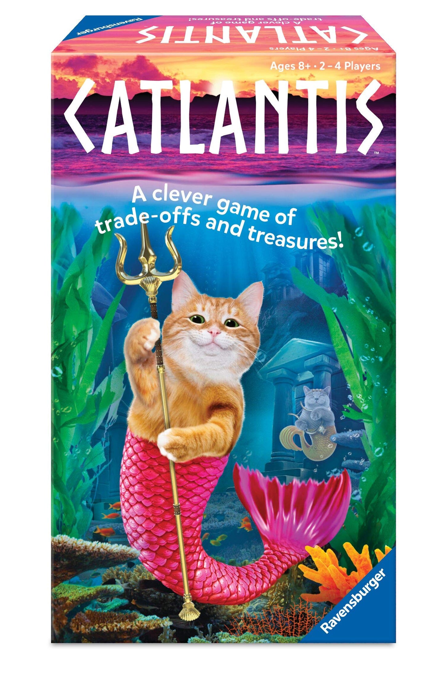 Ravensburger Catlantis The Purrfect Cat-Themed Card Game Ages 8 & Up (60001798)