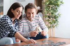 1000 Piece Puzzle for Adults Norman Rockwell First Date Home Late 27X20 Jigsaw by KI Puzzles