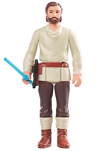 Star Wars Retro Collection OBI-Wan Kenobi (Wandering Jedi) Toy 3.75-Inch-Scale OBI-Wan Kenobi Figure, Toys for Kids Ages 4 and Up