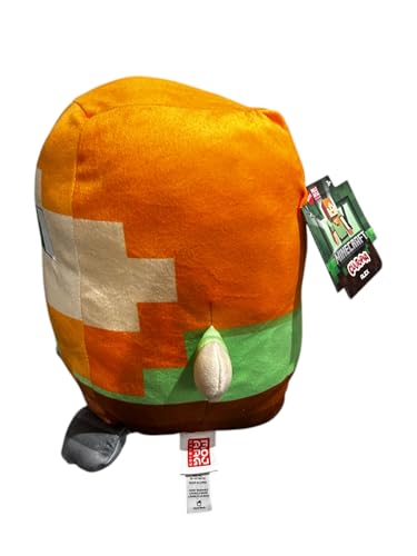 Minecraft Cuutopia Alex Plush Toy, Orange and Green, 10 inches