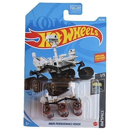 Hot Wheels Mars Perseverance Rover, [White] 95/250 Space 1/5