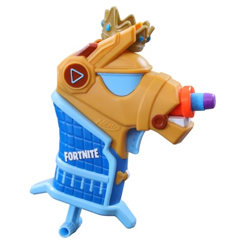 Hasbro Nerf- Fortnite Micro Yond3r- Mini Dart-Firing Blaster, Removable Crown and 2 Official Elite Darts - for Youth, Teens, Adults