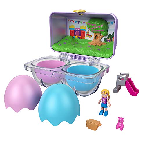 PoIIy Pocket, Mystery Surprise Egg Carton - Purple Birthday