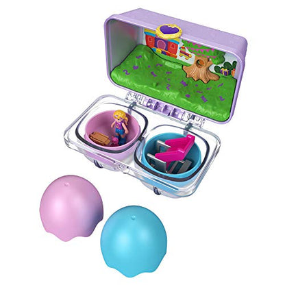 PoIIy Pocket, Mystery Surprise Egg Carton - Purple Birthday Party Bounce House Theme, Purple, Blue, Green