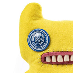 Fuggler Spin Master Funny Ugly Monster Deluxe Stuffed Animal Medium 9" Plush (Indecisive Monster, Yellow)