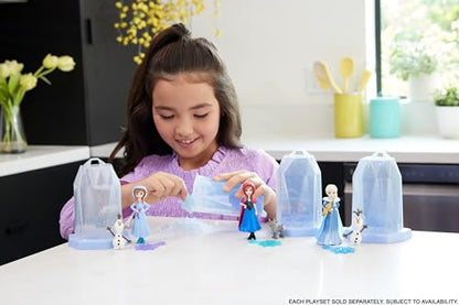 Mattel Disney Frozen Small Doll Ice Reveal with Squishy Ice Gel and 6 Surprises Including Character Friend