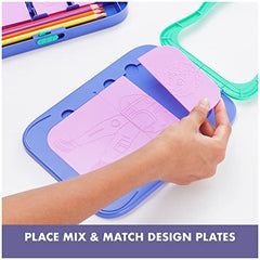 Spin Master Truly You! Character Creator Drawing Kit with Mix and Match Diverse Fashion Design Plates, 11 Colored Pencils, Arts & Crafts Kids Toys Ages 8 and up