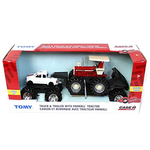 ERTL Monster Treads Truck with 1206 Farmall and Trailer Set 37867