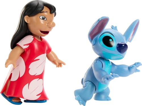 Mattel Disney Lilo and Stitch Finding Ohana Storytellers Pack of 3 Figures, Experiment 626, Lilo and Stitch, Posable Movie Toys