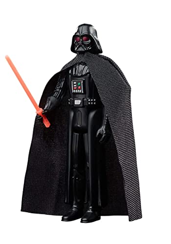 STAR WARS Retro Collection Darth Vader (The Dark Times) Toy 3.75-Inch-Scale OBI-Wan Kenobi Figure, Toys for Kids Ages 4 and Up, Multicolored, F5771