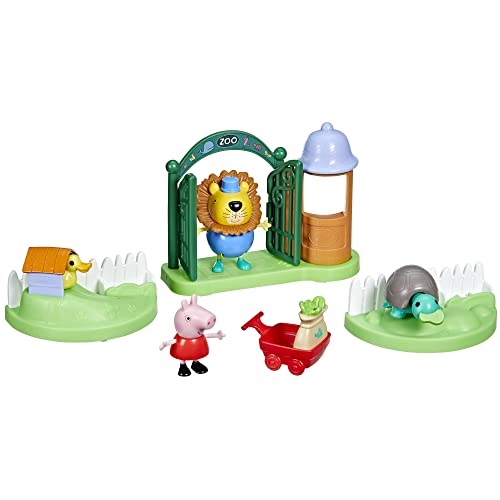 Peppa Pig Day at the Zoo Playset – 2 Figures & 6 Accessories