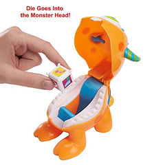 Mattel Games Roll-A-Match Pre-School Matching Card Game with Monster Theme, Multi-Level Rummy Style Play with 56 Cards for 2 to 4 Players, Kids Gift for Ages 3 Years & Older