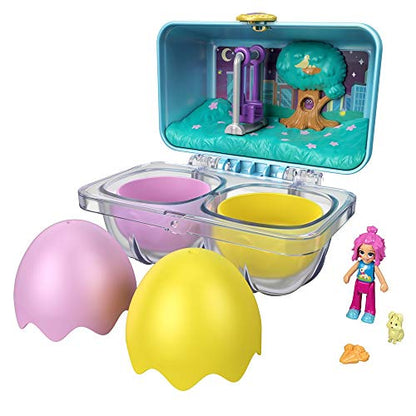 PoIIy Pocket Polly Pocket Mystery Surprise Egg Carton - Blue Nighttime Cityscape Theme