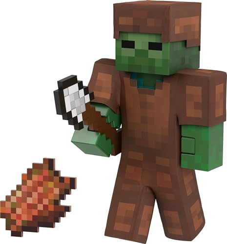 Mattel Minecraft Diamond Level Zombie Action Figure