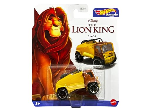 Hot Wheels CharcHot Wheels Character Car: The Lion King – Simba Editionhter Cars The Lion King Simba