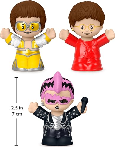 Little People Collector Elton John Special Edition Set for Adults & Fans, 3 Figures in a Display Box