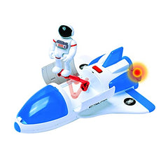 ASTRO VENTURE Space Playset - Toy Space Shuttle & Space Rover with Lights and Sound & 2 Astronaut Figurine Gift Toys for Boys and Girls