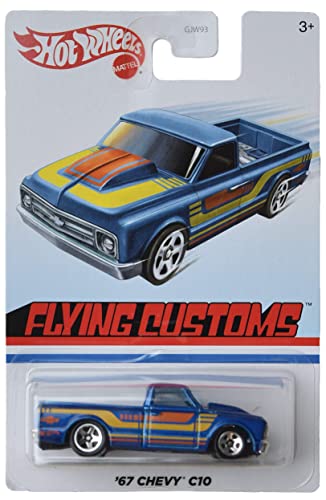 Hot Wheels '67 Chevy C10 - Flying Customs - Blue