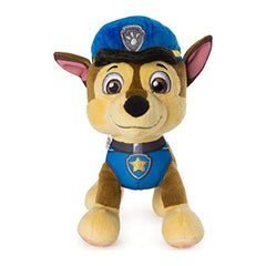 Paw Patrol Chase Plush Toy, Standing Plush with Stitched Detailing