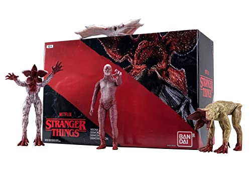 Stranger Things - Bloody Vecna, Demogorgon, Demodog, & Demobat Vinyl Figures 4-Pack - Amazon Exclusive