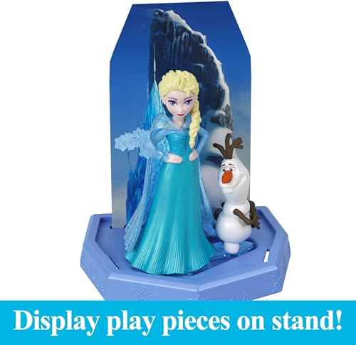 Mattel Disney Frozen Small Doll Ice Reveal with Squishy Ice Gel and 6 Surprises Including Character Friend