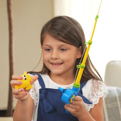 Pressman Let’s Go Fishin’ 123 in The Sea! - Practice Counting, Shapes, and Colors Game - Ages 4 and Up, 1-4 Players