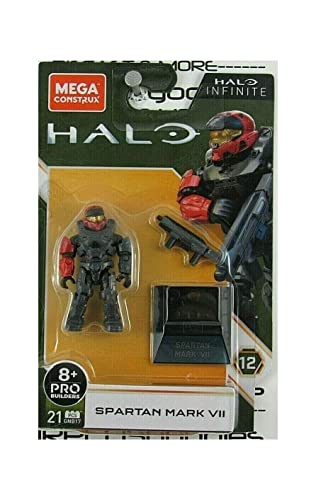 Replacement Parts 2020 MEGA Construx Hallo InfiNnite Spartan Mark VII Heroes Series 12#GNB17 21 pcs, gift64825413939