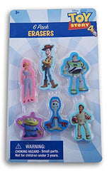 Toy Story 4 Character Shapes Eraser Set - 6 Count