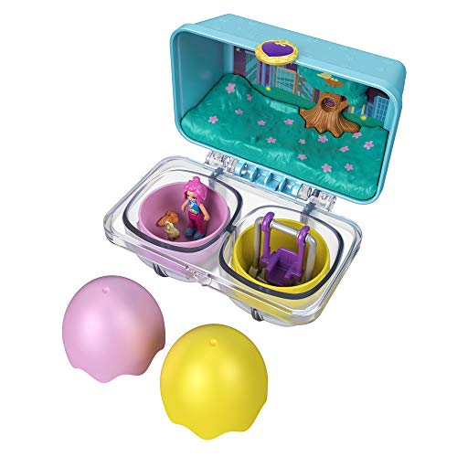 PoIIy Pocket Polly Pocket Mystery Surprise Egg Carton - Blue Nighttime Cityscape Theme