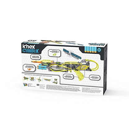 K'NEX Cyber-X C5 Neostrike - Blasts up to 60 ft - 176 Pieces, 4 Builds, Targets, 5 Darts - Great Gift Kids 8+