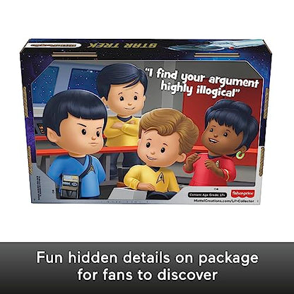 Little People Collector Star Trek Special Edition Set for Adults & Fans in a Display Gift Package, 4 Characters