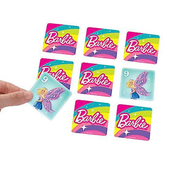 Mattel Games Barbie 5-in-1 Kids Games Set for Travel, Parties and Game Nights with Family