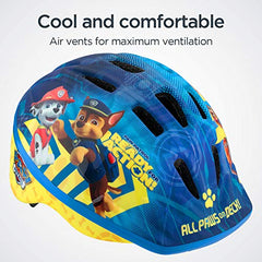 Nickelodeon Kids Paw Patrol and Blue's Clues & You Bike Toddler Helmet, Girls and Boys, Easy Adjust Dial Fit, Multi-Sport Helmet