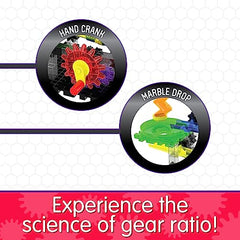 The Learning Journey - Techno Gears - Marble Mania - Crankster 3.0 100+ Pieces - Kid Toys & Gifts for Boys & Girls Ages 6 Years and Up - Award Winning Toy - STEM